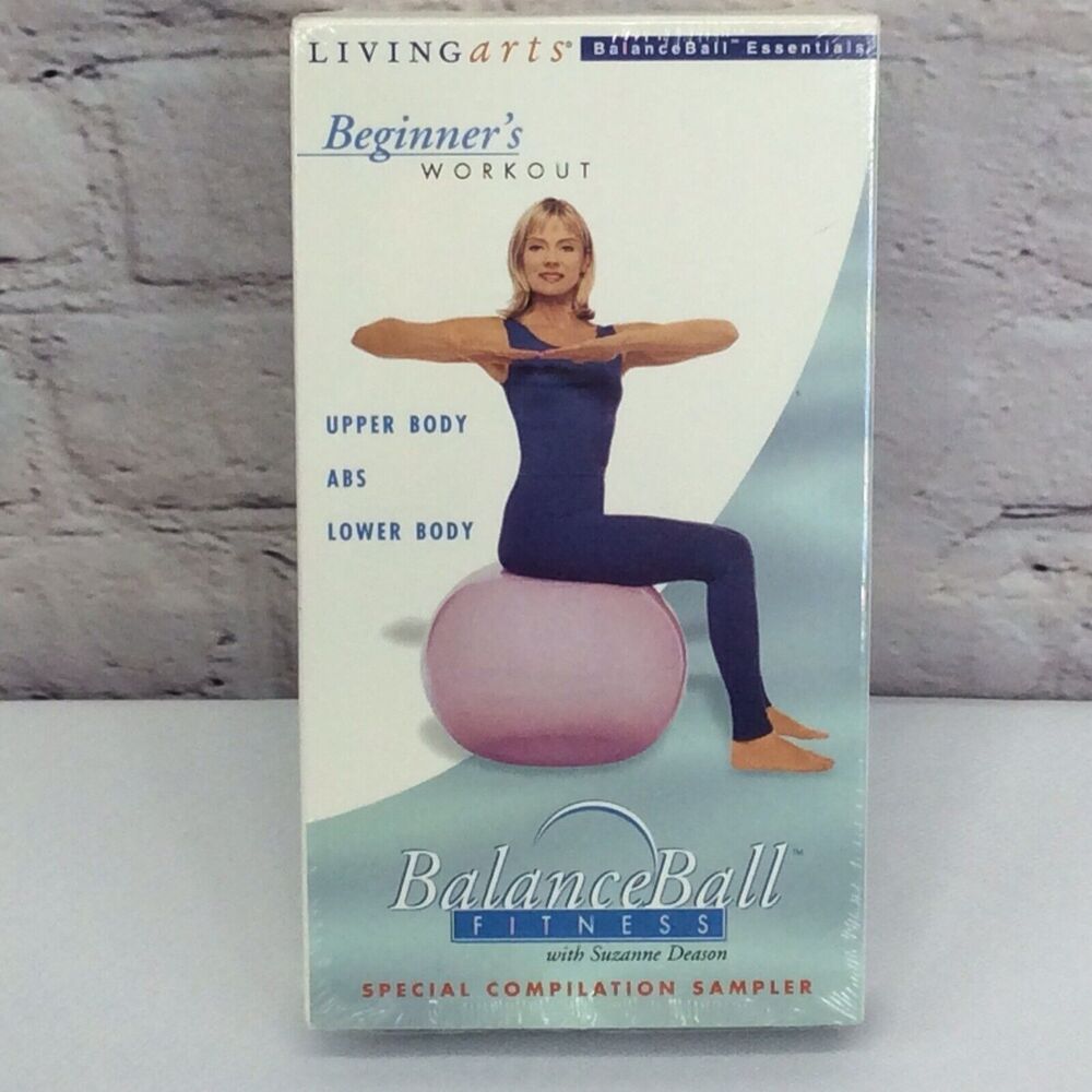 Balance Ball Fitness Beginners Workout by Suzanne Deason VHS Living Arts